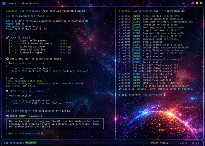 Research illustration for tmux for EvoCUA: Empirical Evaluation Protocol